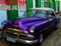 Cuban Vintage Cars Jigsaw