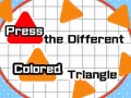 Press The Different Colored Triangle