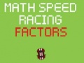 Math Speed Racing Factors