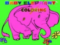 Baby Elephant Coloring