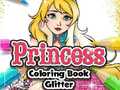 Princess Coloring Book Glitter