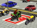 Superhero City Bike Parking Game 3D