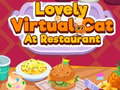 Lovely Virtual Cat At Restaurant