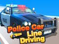 Police Car Line Driving