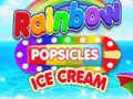 Rainbow Ice Cream And Popsicles