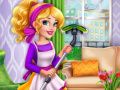 Girls fix it Audrey spring cleaning