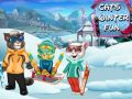 Cats Winter Fun