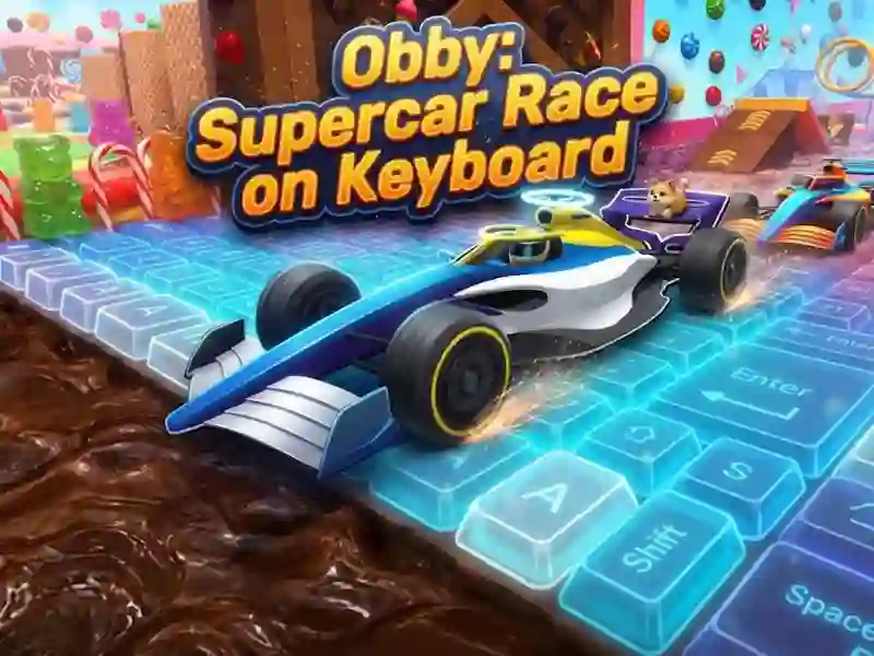 Spil Obby: Supercar Race on Keyboard online