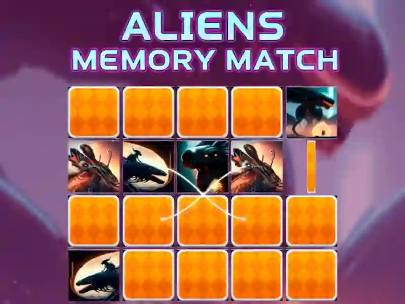 Aliens Memory Match