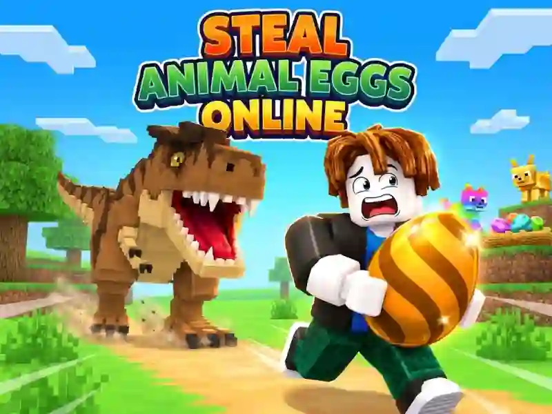 Steal Animal Eggs Online — bezplatná online hra