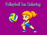 Volleyball Fun Coloring
