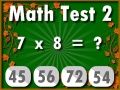 Math Test 2