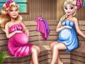 Cute Mommies Pregnant Sauna