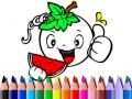 Back To School: Vegy Coloring Book
