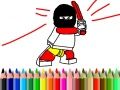Back To School: Hero Coloring Book