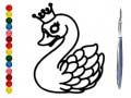 Back To School: Swan Coloring Book