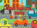 Animal Happy Drive Coloring