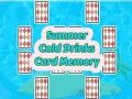 Summer Cold Drinks Card Memory