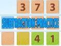 Subtraction Practice Subtraction Practice
