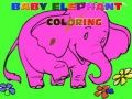 Baby Elephant Coloring
