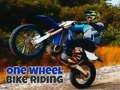 One Wheel Bike Riding