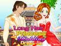 Long Hair Princess Wedding Dress up