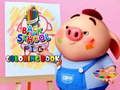 Back To School Coloring Book Pig