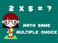 Math Game Multiple Choice