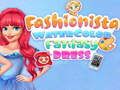 Fashionista Watercolor Fantasy Dress