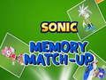 Sonic Memory Match Up