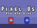 Pixel Us Red and Blue