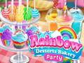 Rainbow Desserts Bakery Party