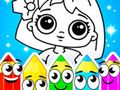 Coloring Dolls