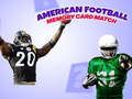 American Football Memory Card Match American Football Memory Card Match