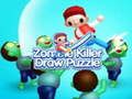 Zombie Killer Draw Puzzle 