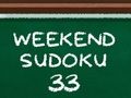 Weekend Sudoku 33 Weekend Sudoku 33