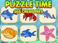Puzzle Time Sea Creatures Puzzle Time Sea Creatures