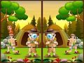 Spot 5 Differences Camping