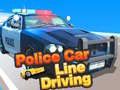 Police Car Line Driving