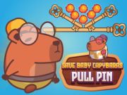 Save Baby Capybaras Pull Pin