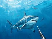 Hunting underwater spearfishing