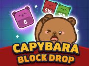 Capybara Block Drop