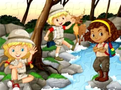 Camping kids jigsaw – tasuta veebimäng