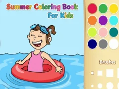 Summer Coloring Book For Kids