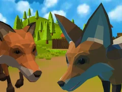 Fox Family Simulator — لعبة مجانية اون لاين