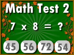 שפּיל Math Test 2 אָנליין