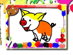 游戏Pigs Coloring Book在线