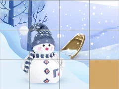Christmas Slide Puzzle — لعبة مجانية اون لاين