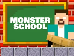 Xogo Monster School: Roller Coaster & Parkour en liña