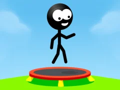Permainan Trampoline Stickman talian